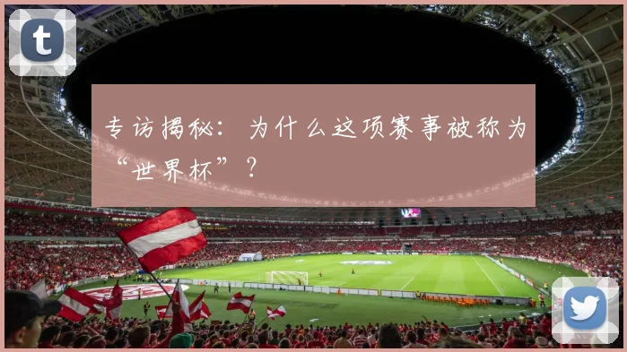 专访揭秘：为什么这项赛事被称为“世界杯”？