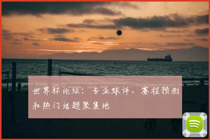 世界杯论坛：专业球评、赛程预测和热门话题聚集地