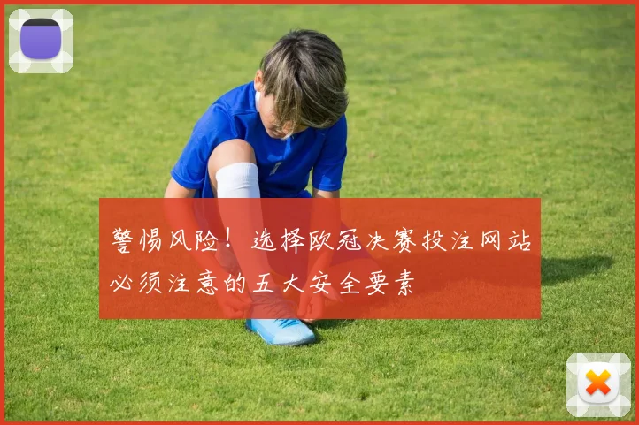 警惕风险！选择欧冠决赛投注网站必须注意的五大安全要素